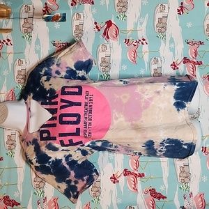 Pink Floyd tie dye cut out shirt size Medium